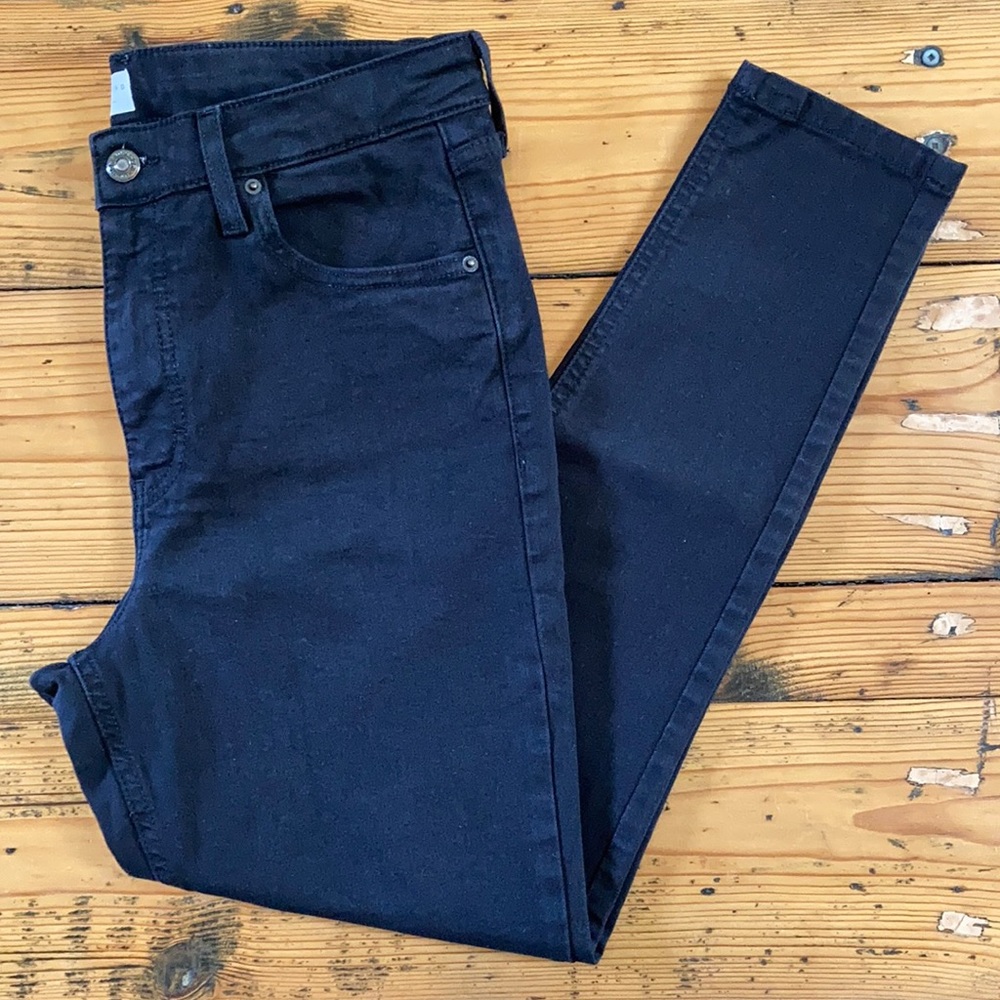 Topshop Jamie Black Jeans